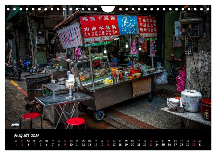 Produktbild: Taipeh, Metropole zwischen Tradition und Moderne. (Wandkalender 2026 DIN A4 quer), CALVENDO Monatskalender