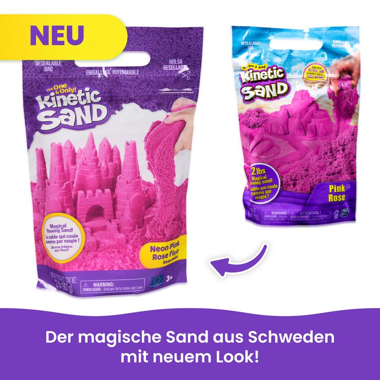 Produktbild: Kinetic Sand Beutel Pink, 907 g
