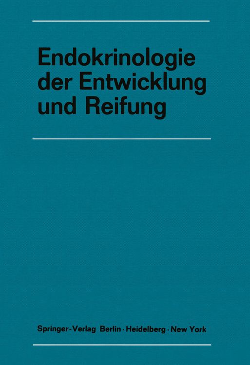 Produktbild: Endokrinologie der Entwicklung und Reifung