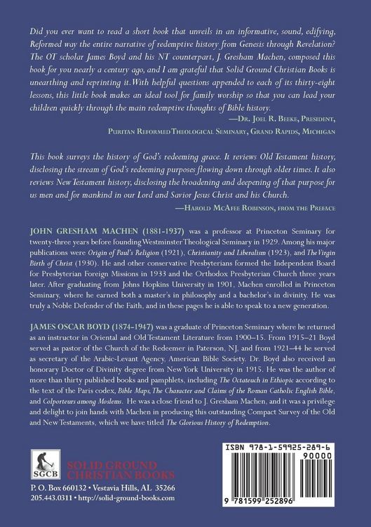 Produktbild: The Glorious History of Redemption