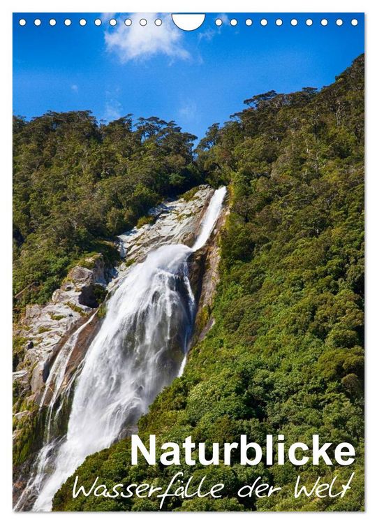 Produktbild: Naturblicke - Wasserf&auml;lle der Welt (Wandkalender 2026 DIN A4 hoch), CALVENDO Monatskalender