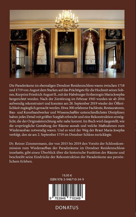 Produktbild: Die Parader&auml;ume Augusts des Starken im Dresdner Schloss