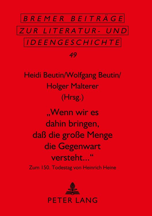 Produktbild: &laquo;Wenn wir es dahin bringen, da&szlig; die gro&szlig;e Menge die Gegenwart versteht...&raquo;