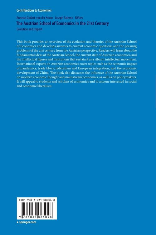 Produktbild: The Austrian School of Economics in the 21st Century