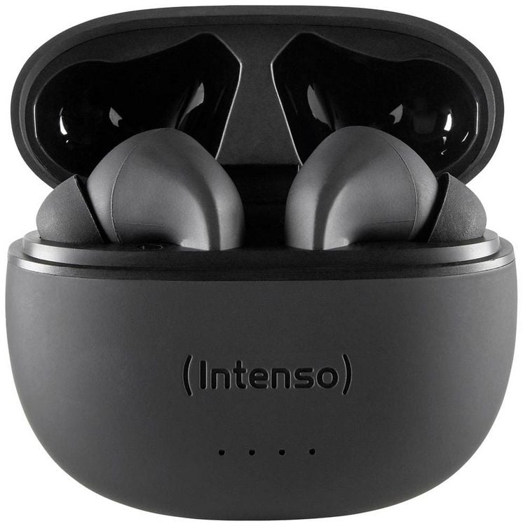 Produktbild: Intenso T300A In Ear Headset Bluetooth&reg; Stereo Schwarz Noise Cancelling Batterieladeanzeige, Headset, Ladecase, Touch-Steuerung
