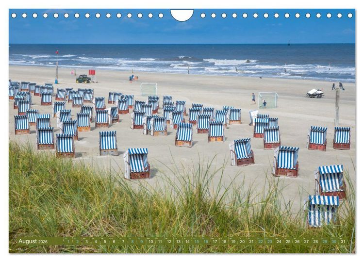 Produktbild: Nordsee Insel Norderney (Wandkalender 2026 DIN A4 quer), CALVENDO Monatskalender