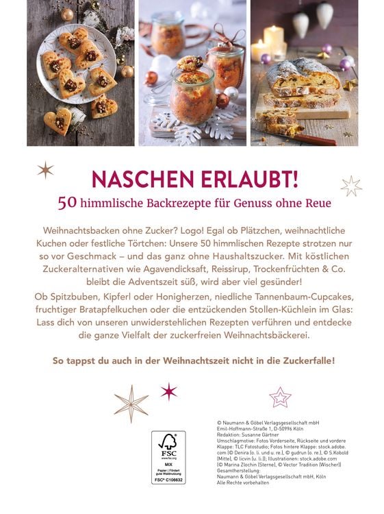 Produktbild: Weihnachtsbacken zuckerfrei