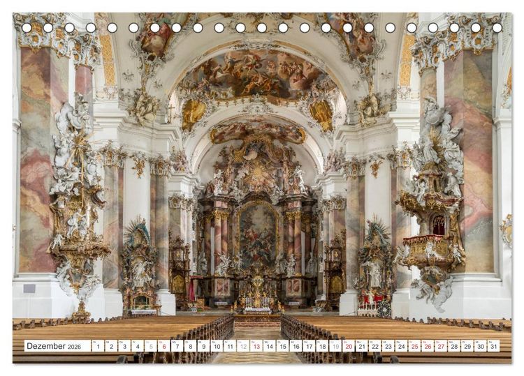Produktbild: Faszination Kloster (Tischkalender 2026 DIN A5 quer), CALVENDO Monatskalender