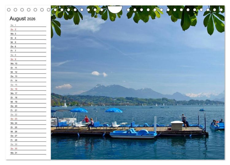 Produktbild: Erleben Sie LUZERN (Wandkalender 2026 DIN A4 quer), CALVENDO Monatskalender