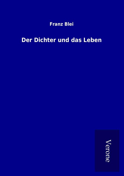 Produktbild: Der Dichter und das Leben