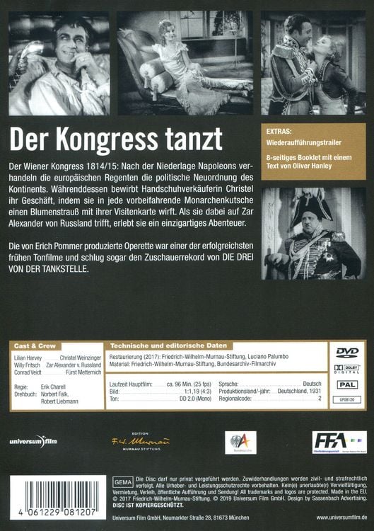 Produktbild: Der Kongre&szlig; tanzt - Deluxe Edition