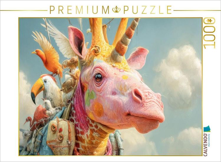Produktbild: CALVENDO Puzzle Humorvolle Tiere | 1000 Teile Lege-Gr&ouml;&szlig;e 64x48cm Foto-Puzzle f&uuml;r gl&uuml;ckliche Stunden