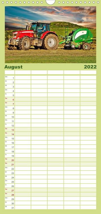 Produktbild: Familienplaner Landwirtschaft - die Zukunft ist digital (Wandkalender 2022 , 21 cm x 45 cm, hoch)