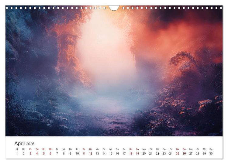 Produktbild: Die Seele des Dschungels - Eine Reise in tropische Wildnis (Wandkalender 2026 DIN A3 quer), CALVENDO Monatskalender