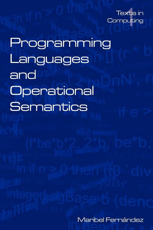 Produktbild: Programming Languages and Operational Semantics