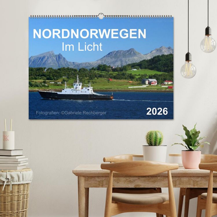 Produktbild: Nordnorwegen im Licht (Wandkalender 2026 DIN A2 quer), CALVENDO Monatskalender