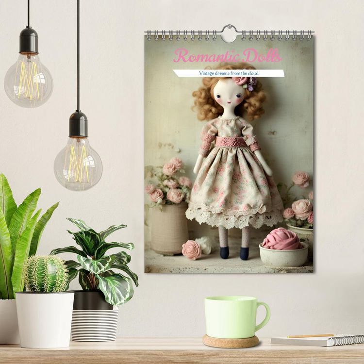 Produktbild: Romantic Dolls (Wall Calendar 2026 DIN A4 portrait), CALVENDO 12 Month Wall Calendar