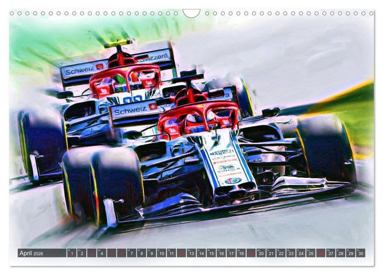 Produktbild: Faszinierende Formel 1 (Wandkalender 2026 DIN A3 quer), CALVENDO Monatskalender