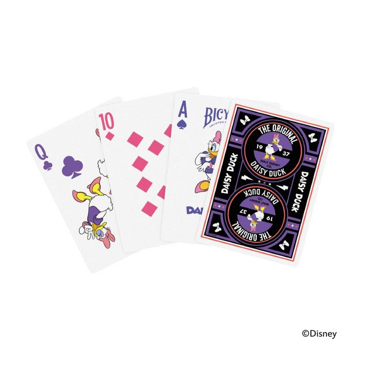 Produktbild: Bicycle Disney Classic Daisy Duck (Designer Spielkarten, Poker, Skat...)