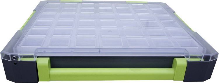 Produktbild: VISO Sortimentskoffer (L x B x H) 375 x 70 x 425 mm Anzahl F&auml;cher: 21 feste Unterteilung Inhalt 1 St.