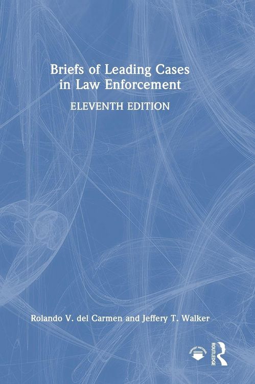 Produktbild: Briefs of Leading Cases in Law Enforcement