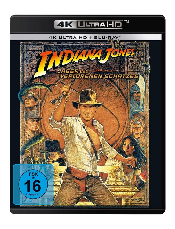 Produktbild: Indiana Jones - J&auml;ger des verlorenen Schatzes (+ Blu-ray)