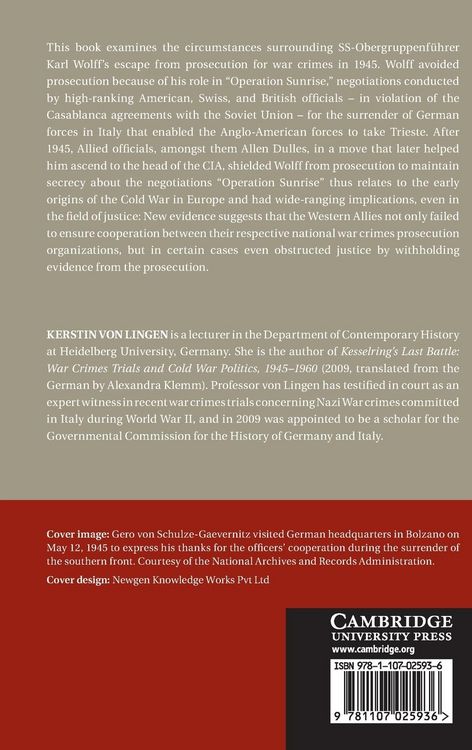 Produktbild: Allen Dulles, the OSS, and Nazi War Criminals