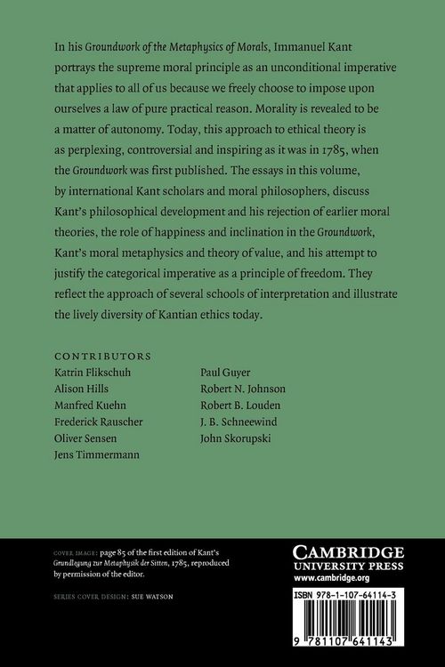 Produktbild: Kant's 'Groundwork of the Metaphysics of Morals'