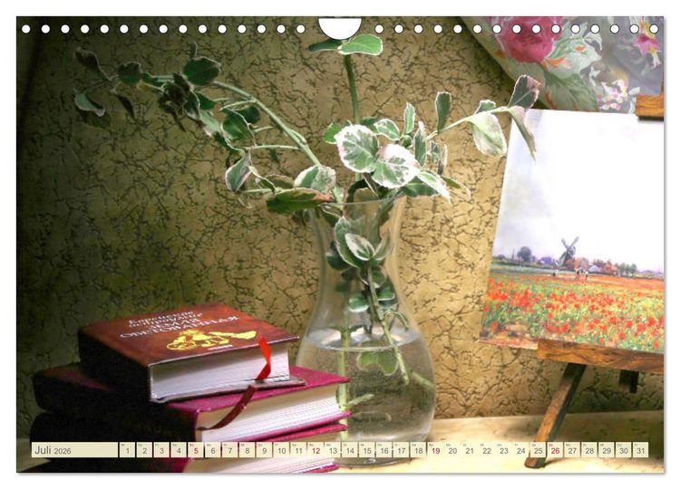 Produktbild: Nostalgische Stillleben. Die Poesie der Bilder (Wandkalender 2026 DIN A4 quer), CALVENDO Monatskalender