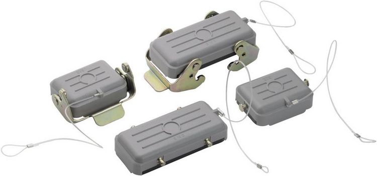 Produktbild: Schutzdeckel mit 4 Bolzen f&uuml;r Anbau-, Sockel-, Kupplungsgeh&auml;use, Fangschnur mit Kabelschuh Serie H-B 16 H-B 16 10087000 LAPP 1 St.