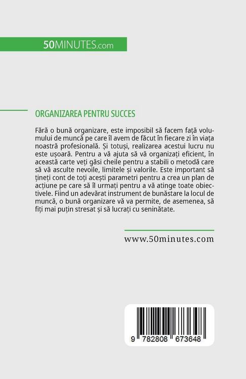 Produktbild: Organizarea pentru succes