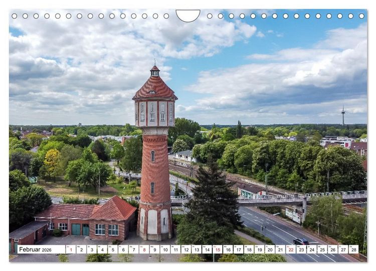 Produktbild: Lingen Ems (Wandkalender 2026 DIN A4 quer), CALVENDO Monatskalender