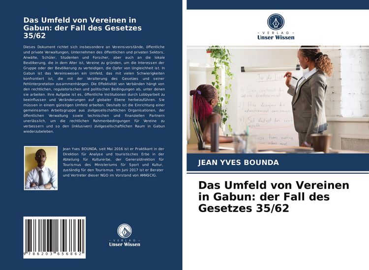 Produktbild: Das Umfeld von Vereinen in Gabun: der Fall des Gesetzes 35/62