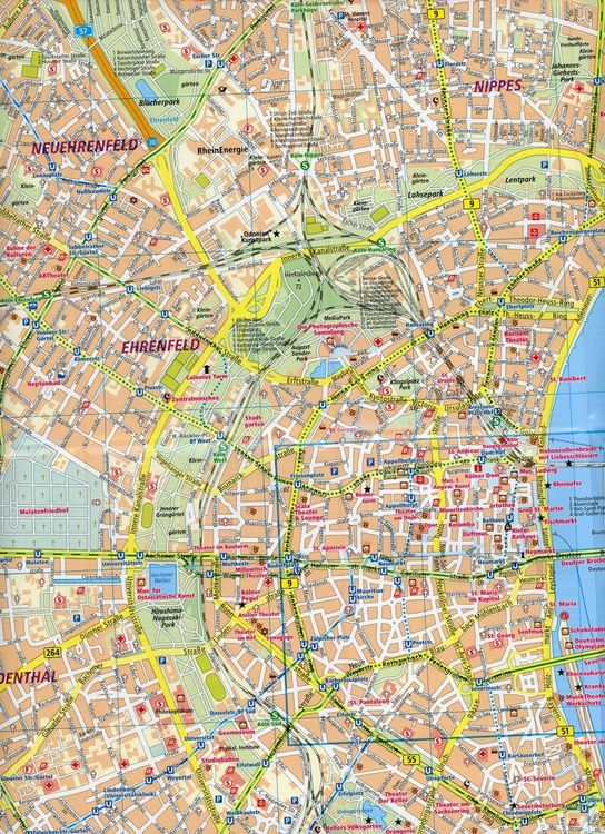 Produktbild: Publicpress Stadtplan Cologne 1:18.000