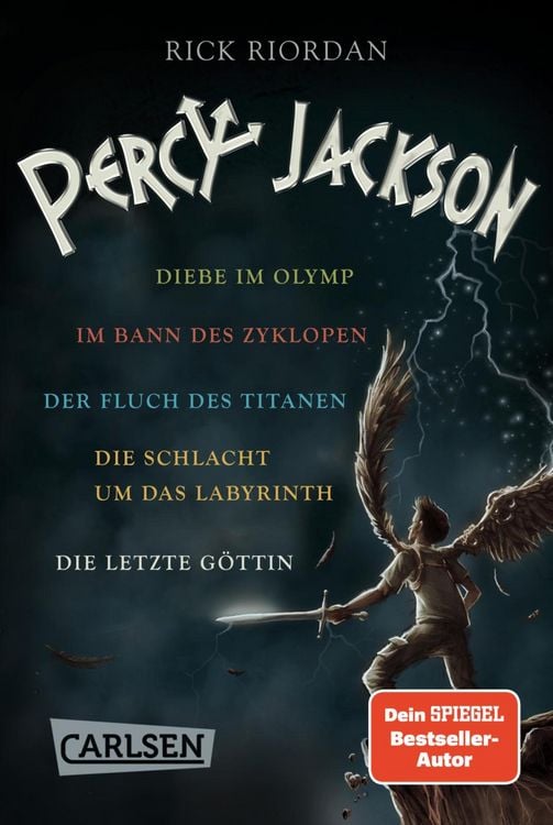 Bild vom Artikel Percy Jackson: Percy Jackson und die griechischen Monster - Band 1-5 der mythischen Fantasy-Buchreihe in einer E-Box! vom Autor Rick Riordan