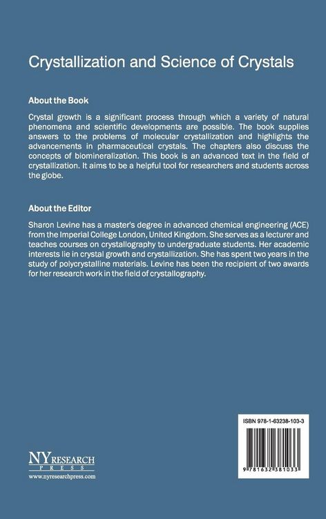 Produktbild: Crystallization and Science of Crystals