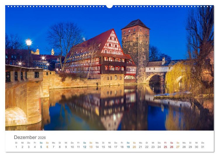 Produktbild: Mittelfranken - wo Lebensfreude Tradition hat (Wandkalender 2026 DIN A2 quer), CALVENDO Monatskalender
