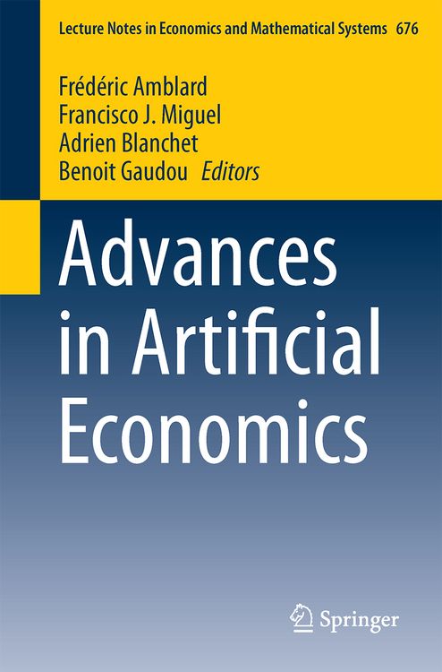 Produktbild: Advances in Artificial Economics