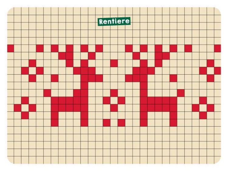 Produktbild: 55 x stricken &ndash; Weihnachts-Motive: Deine Strickmustersammlung als Kartenset