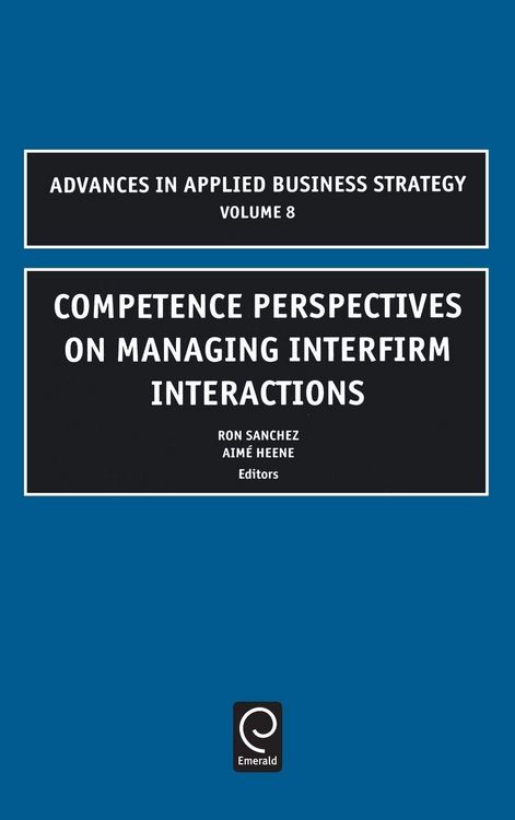 Produktbild: Competence Perspectives on Managing Interfirm Interactions