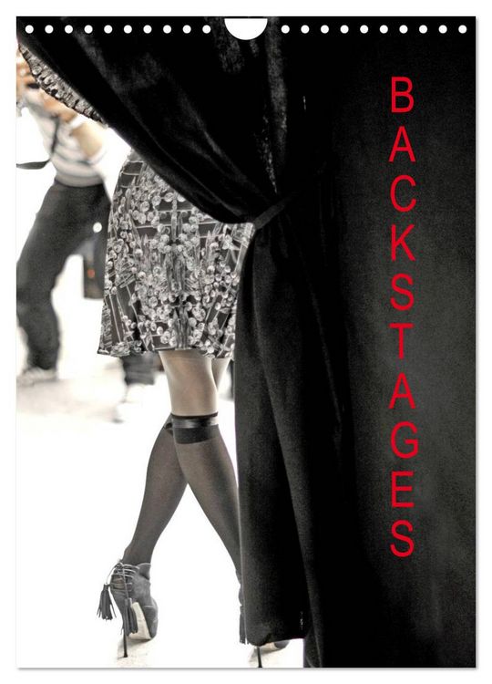 Produktbild: BACKSTAGES (Calendrier mural 2026 DIN A4 horizontal), CALVENDO calendrier mensuel