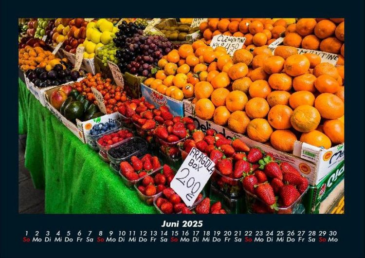 Produktbild: Obstkalender 2025 Fotokalender DIN A4