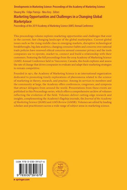 Produktbild: Marketing Opportunities and Challenges in a Changing Global Marketplace