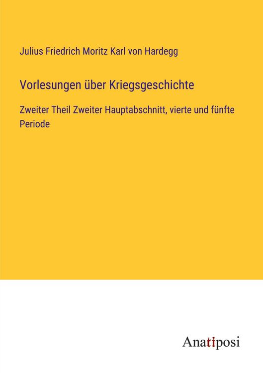 Produktbild: Vorlesungen &uuml;ber Kriegsgeschichte