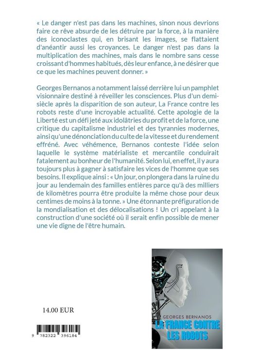 Produktbild: La France contre les robots