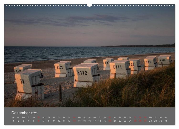 Produktbild: Boltenhagen - Meer erleben (Wandkalender 2026 DIN A2 quer), CALVENDO Monatskalender