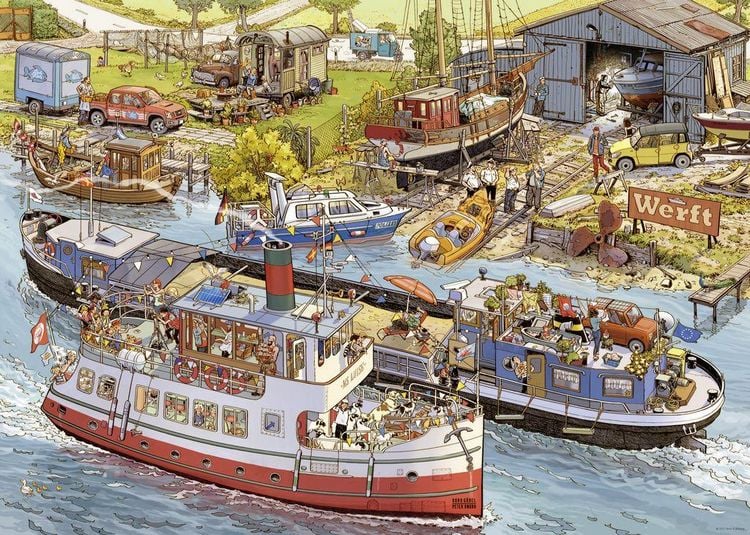 Produktbild: BOATYARD, HEYE Puzzle von Doro G&ouml;bel & Peter Knorr