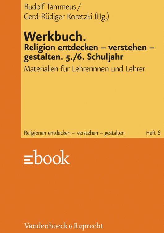Produktbild: Werkbuch. Religion entdecken - verstehen - gestalten. 5./6. Schuljahr