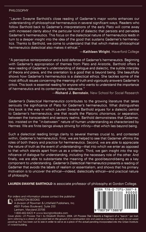 Produktbild: Gadamer's Dialectical Hermeneutics