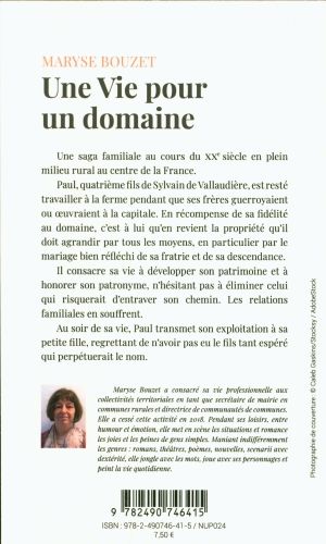Produktbild: Une vie pour un domaine